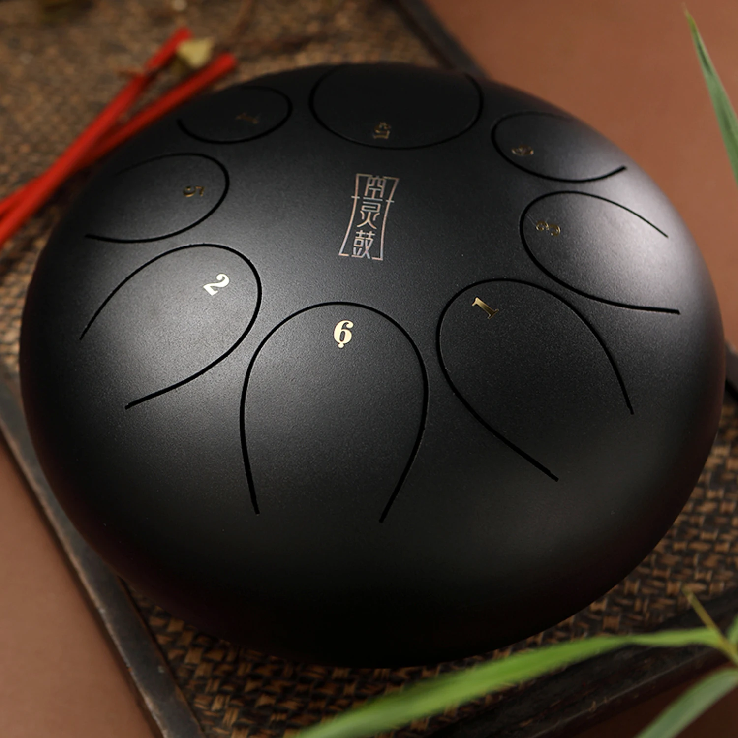 12 дюймов 8/11 тональный барабан для языка стальной мини ручной с барабаном Ударные