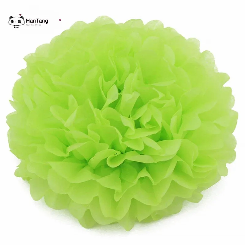 10 шт. бумажные помпоны Цветы шары Детские Вечерние Декорации для свадьбы помпон