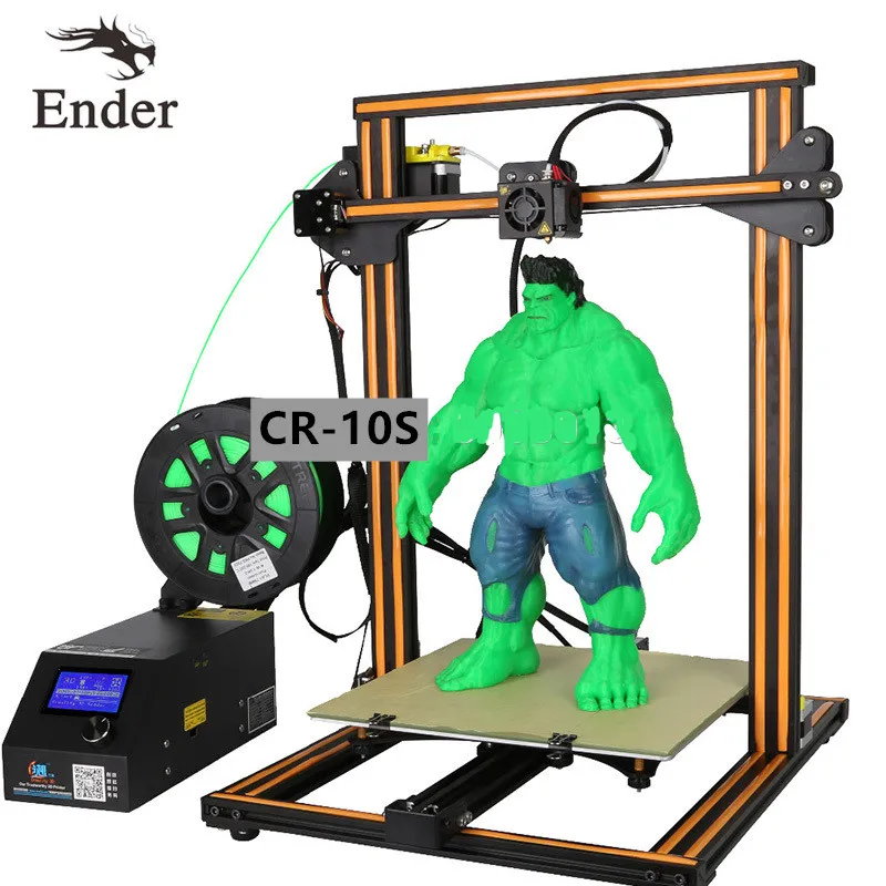 CR 10s 3D принтер DIY Набор двойной стержень большой размер печати сигнализация