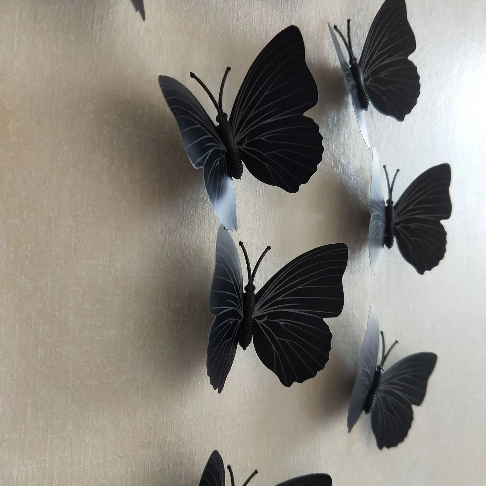 12 шт. ПВХ 3d бабочки настенный Декор милые настенные наклейки художественные
