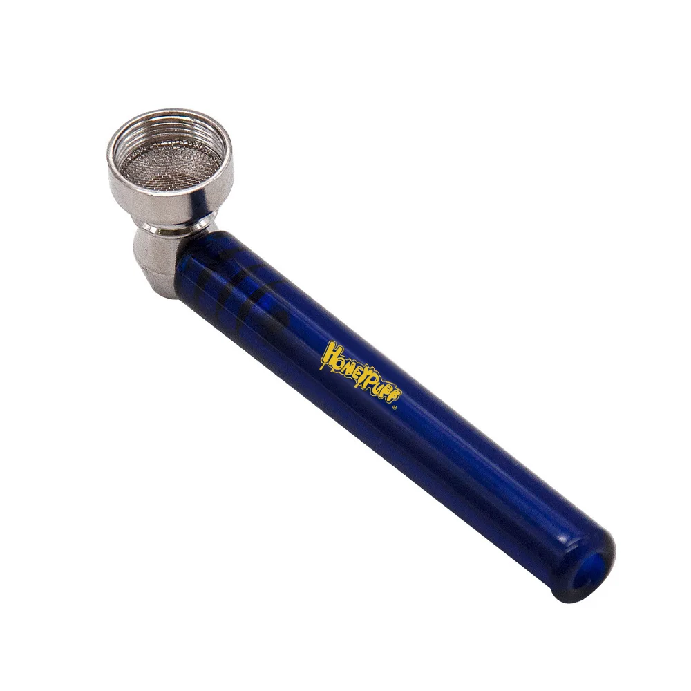 Высококачественная стеклянная курительная трубка с прозрачной ручкой 93 мм