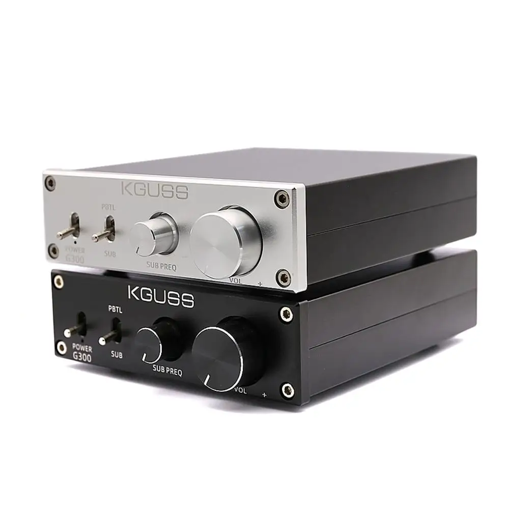 Аудиоусилитель KGUSS G300 HIFI класса D с сабвуфером 300 Вт регулировка басов и высоких