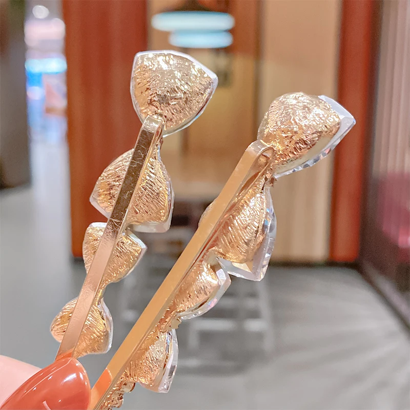 

New Women Elegant Shining Crystal Rhinestone Hairpins Girls Sweet Colorful Hair Clips Barrette Headband Fashion Hair Accessories