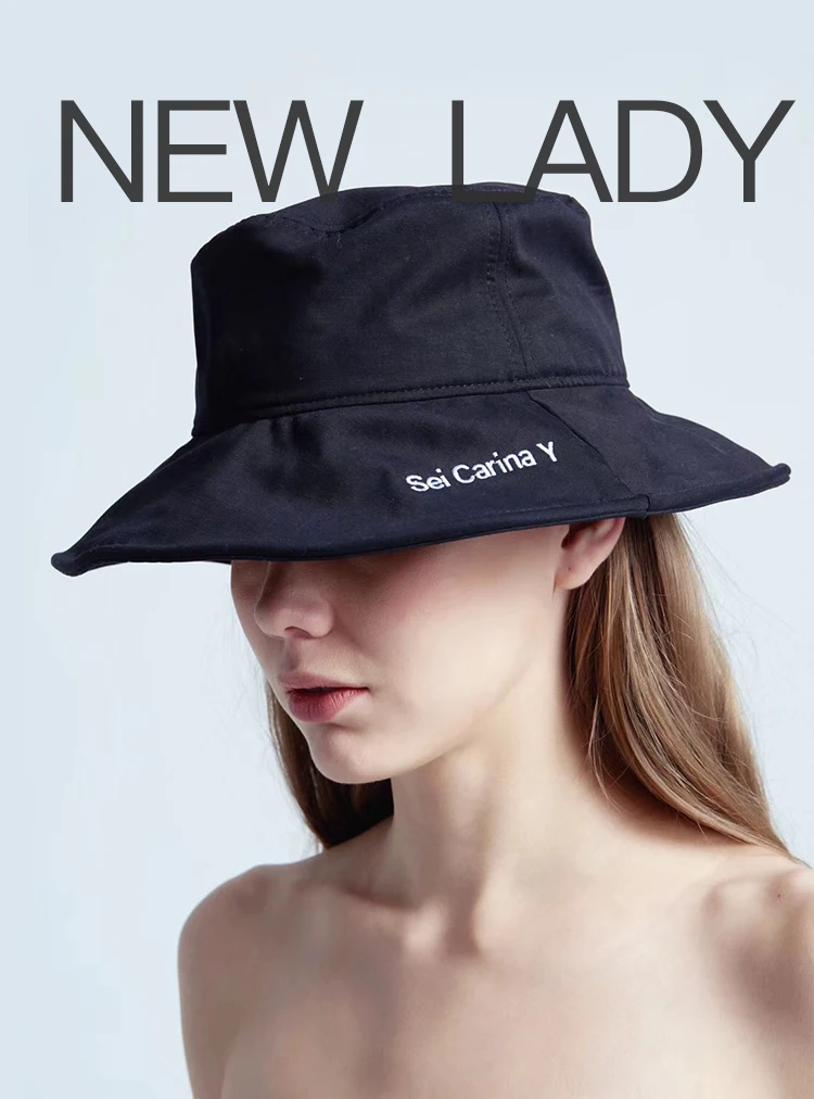 

Fashion fisherman hat ladies summer thin style multi-color sunscreen hat