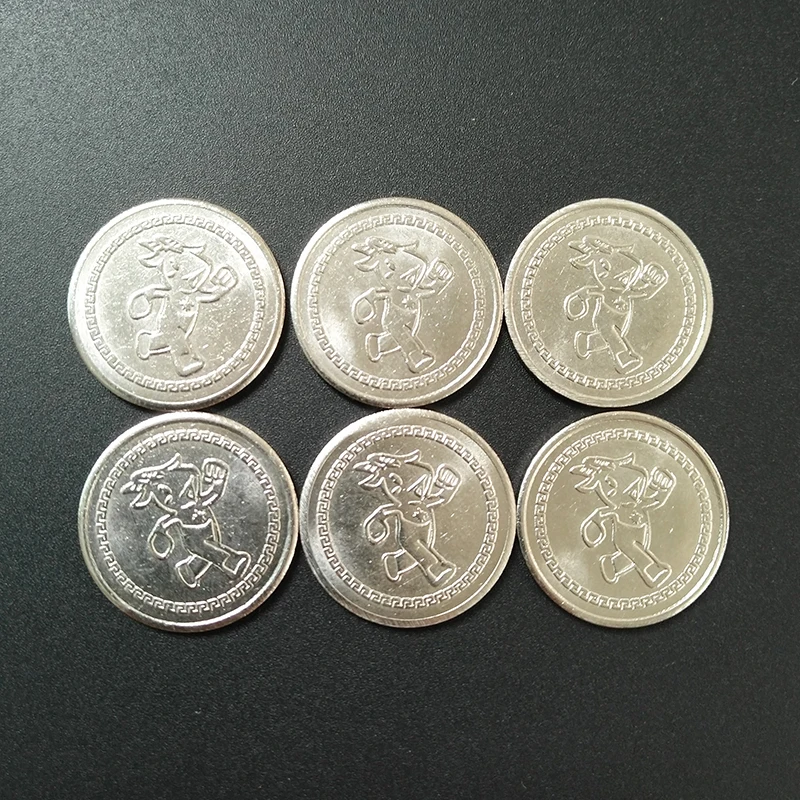 100 шт. аркадные монеты 23*1 85 мм из нержавеющей стали | Спорт и развлечения