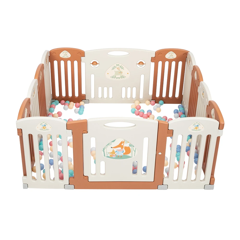 

14 Panel/set Outdoor Indoor Kids Baby Playpens Safety Play Yard Home