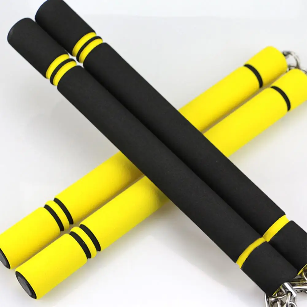 

Safety Pole Foam Nunchakus Professional Performance Kongfu Sponge Double Truncheon Steel Chain Daily Fitness Body Exercise Stick