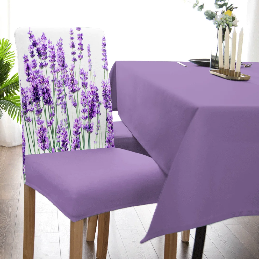 Лавандовое растение цветы офисный чехол для кресла спандекс эластичные чехлы на