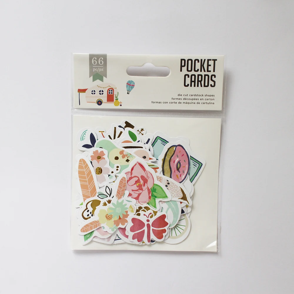 66 шт. наклейки для скрапбукинга бумажных этикеток Счастливого планнера создания