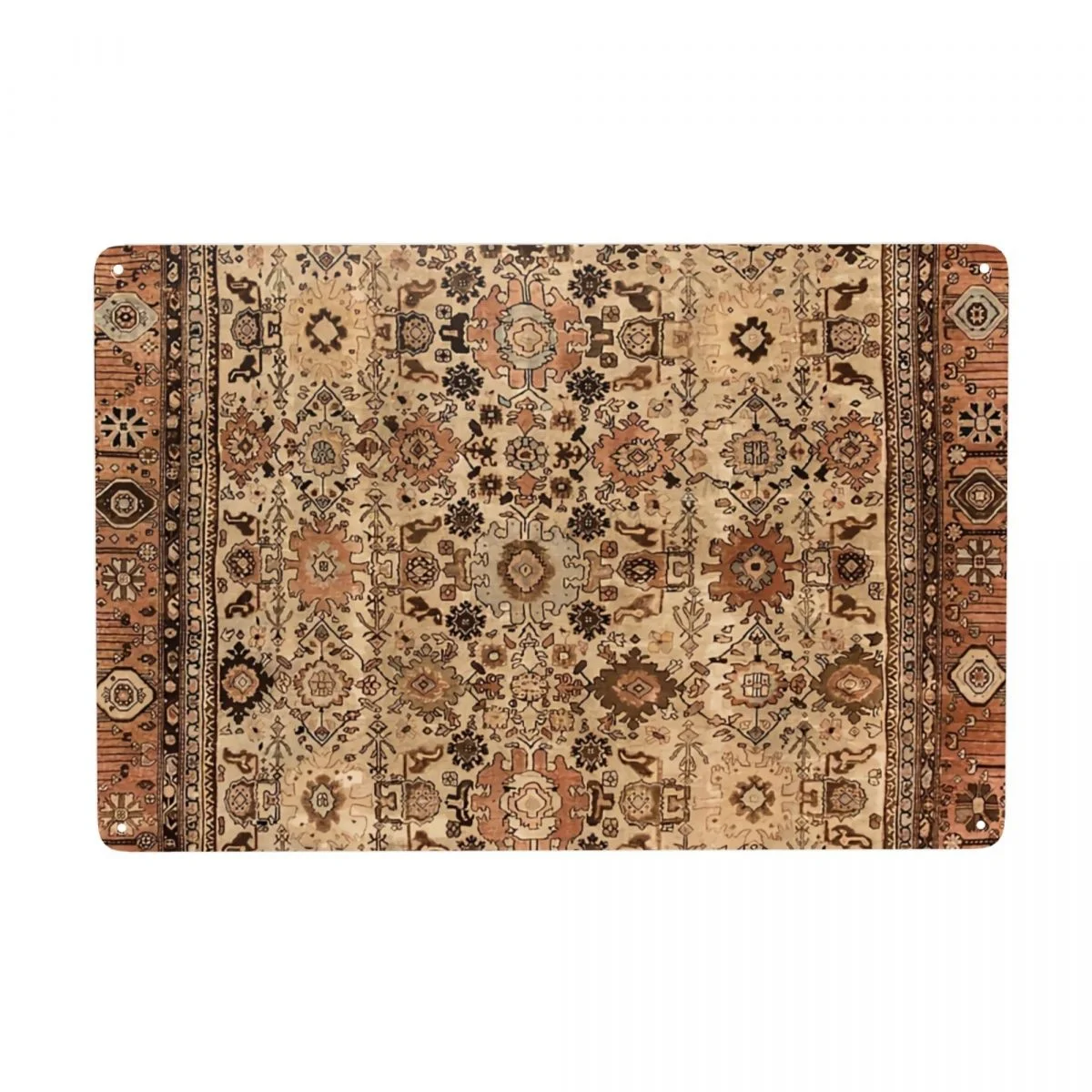 

Восточный ковер художественная культура металлические жестяные знаки султанабад винтажная железная живопись пластина гараж комната Дома...