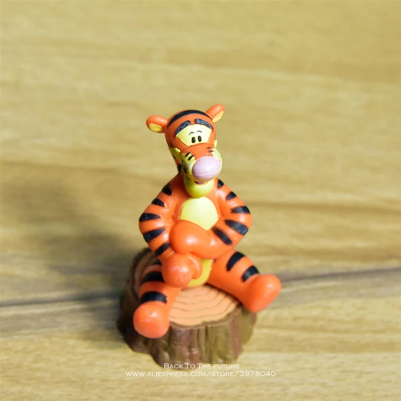 Disney Winnie the Pooh Tigger 9 см фигурка коллекция украшений аниме статуэтка детская игрушка
