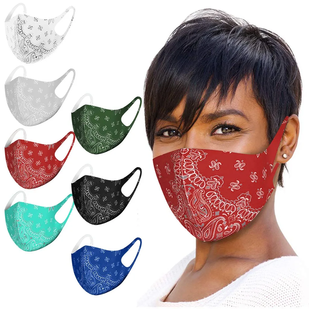 4 шт. маски для лица с рождественским принтом мужчин и женщин|Женские маски| |