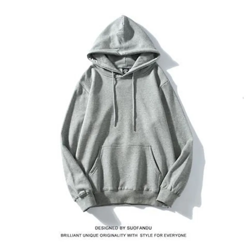 

Hoodie Sweatshirt Women's Couple Fashion Solid Color Autumn Winter Cotton Hip Hop Hoodie Women's Brand Casual Tops Coat