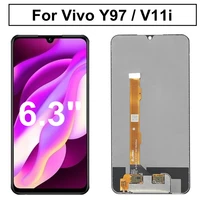 6 3 lcd for vivo y97 v1813a v1813 tlcd display touch screen digitizer assembly replacement for vivo v11i 1806 lcd