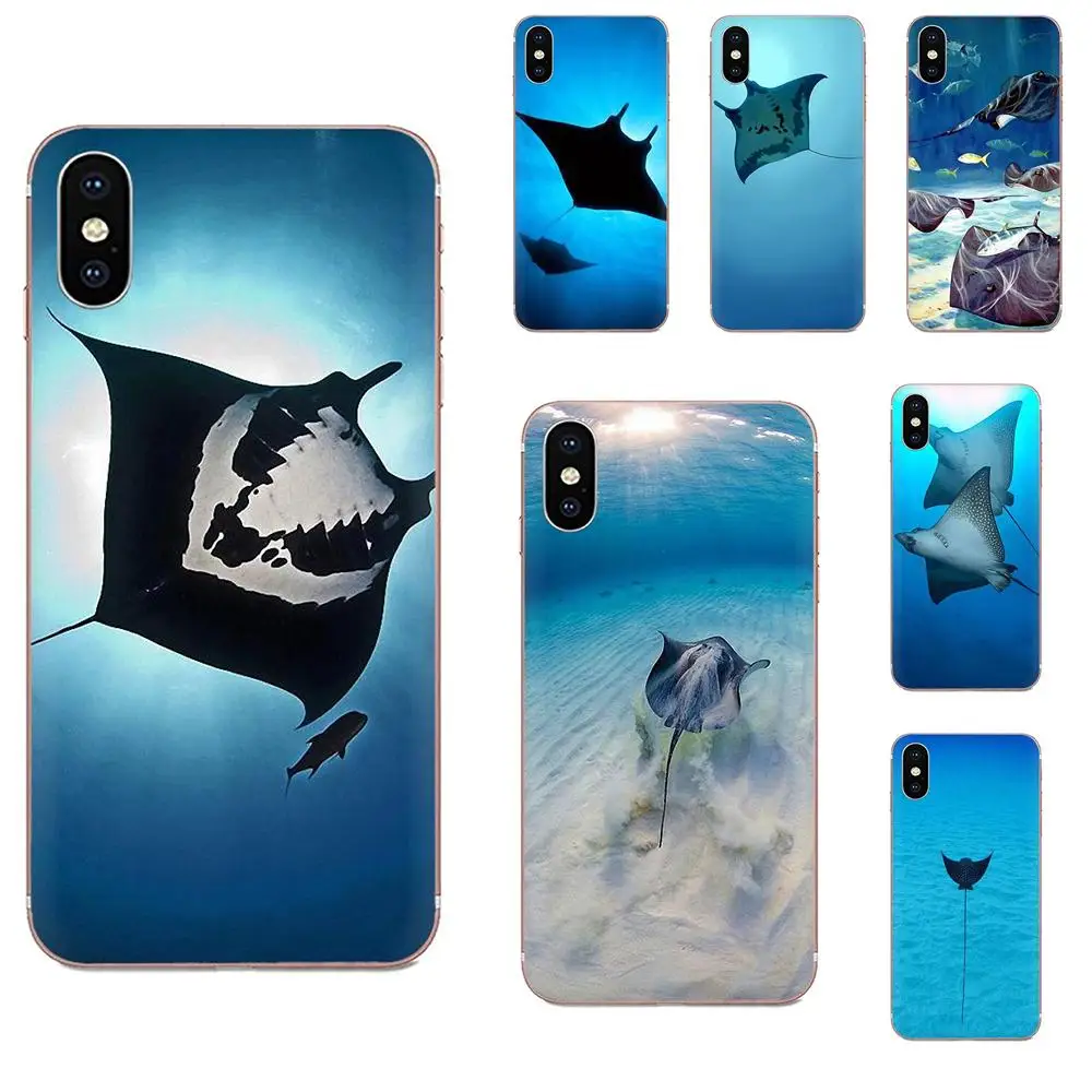 Мягкие чехлы для телефонов из ТПУ с животными Manta Ray Sony Xperia Z Z1 Z2 Z3 Z4 Z5 compact Mini M2 M4 M5 T3