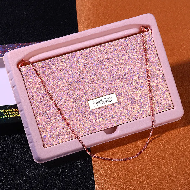 Палетка теней для век HOJO 15 цветов матовые тени с цепочкой рассыпчатые