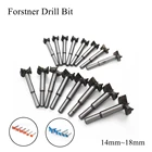 Набор наконечников для дрели Forstner, твердосплавные сверла 14 мм 15 мм 16 мм 17 мм 18 мм, для деревообработки