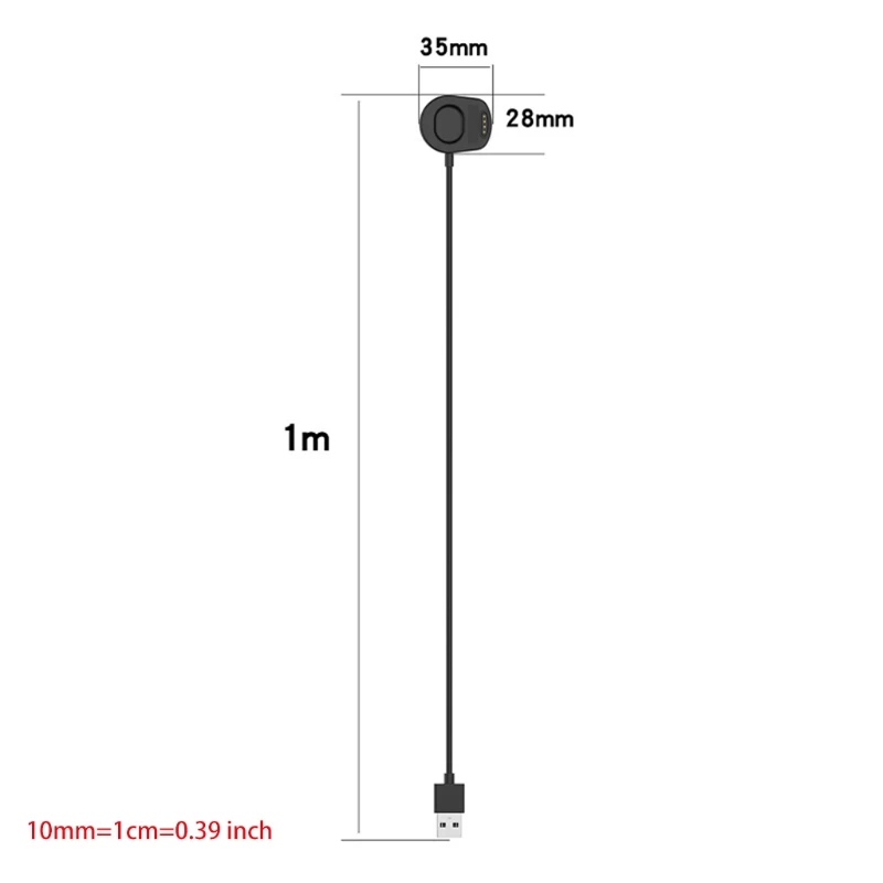 

Replacement USB Charger Clip Cradle Cable Power Supply Cord Charging Dock Station for -Suunto 7 Smart Watch