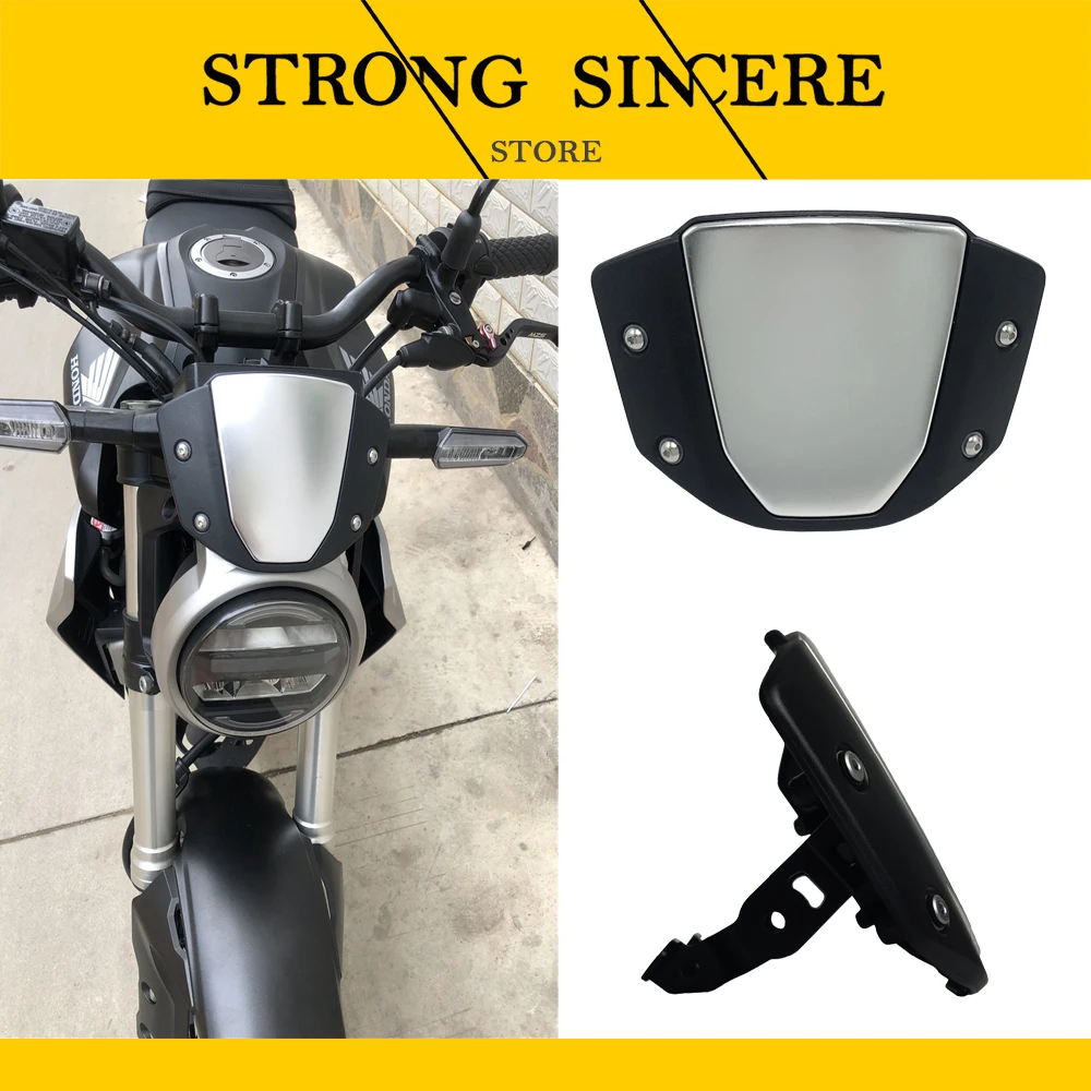 

For Honda CB300R CB250R CB150R CB125R Windshield 2019-2020 WindScreen Front Screen cb300r cb250r cb125rWindScreen Wind Deflector