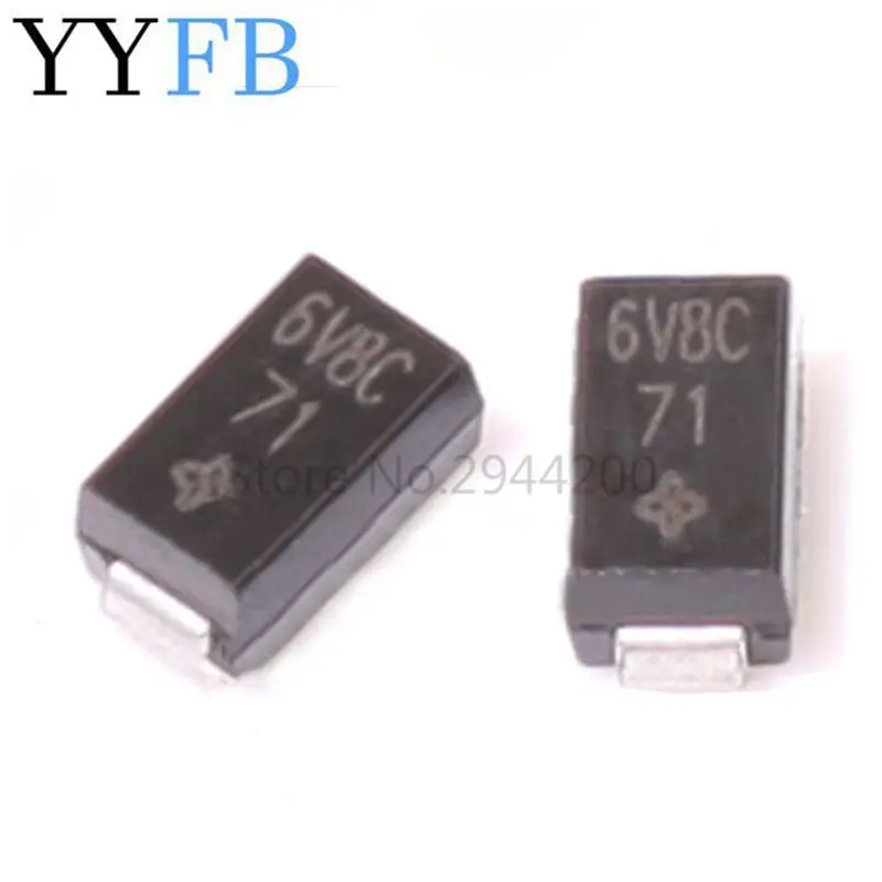 Новый диод SMAJ6.8CA SMA Silkscreen 6V8C подавление переходных режимов 6 8 в SMD|smd|smd diodesmd tvs diode |