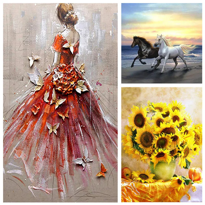5D алмазная живопись DIY Наборы мозаика Красота картина с женщиной ручной работы
