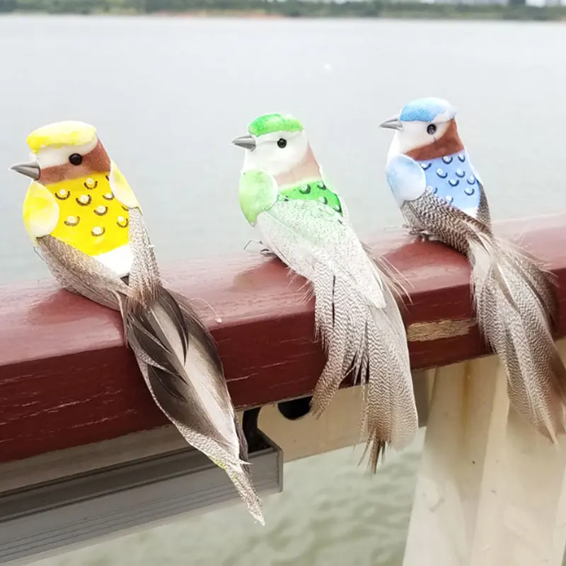 Птица домашняя лужайка имитация птицы декоративная фигурка реалистичные