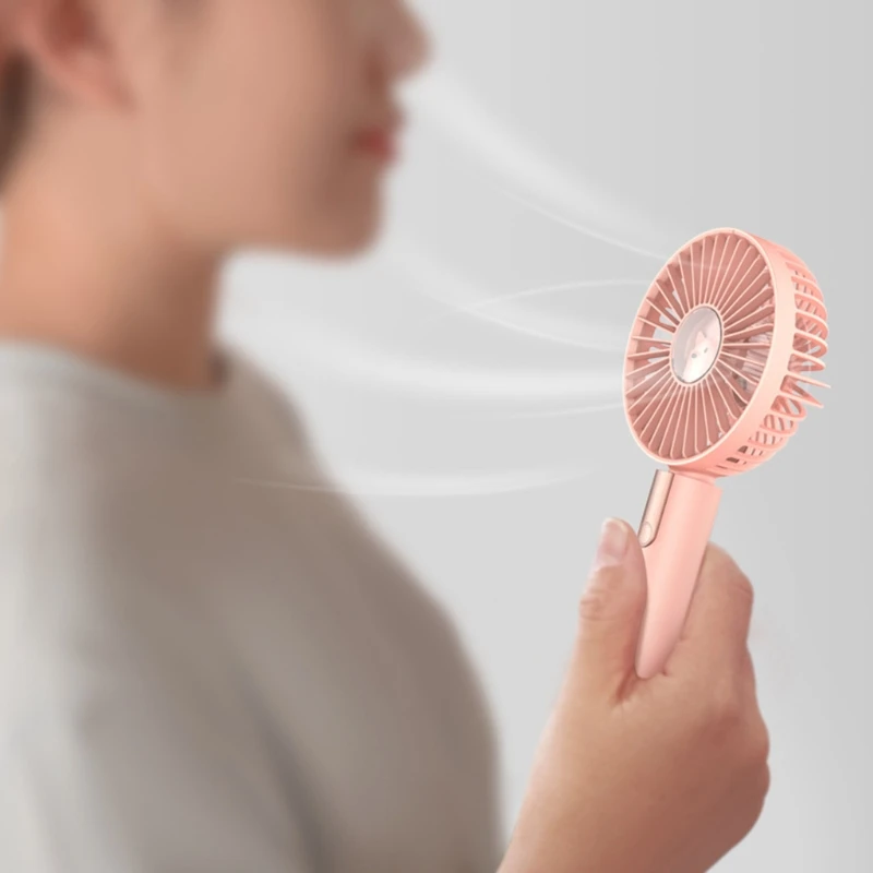 

USB Fan with Integrated Rechargeable Battery Personal Small Table Air Circulator Fan USB Desk Fan for Indoor Outdoor