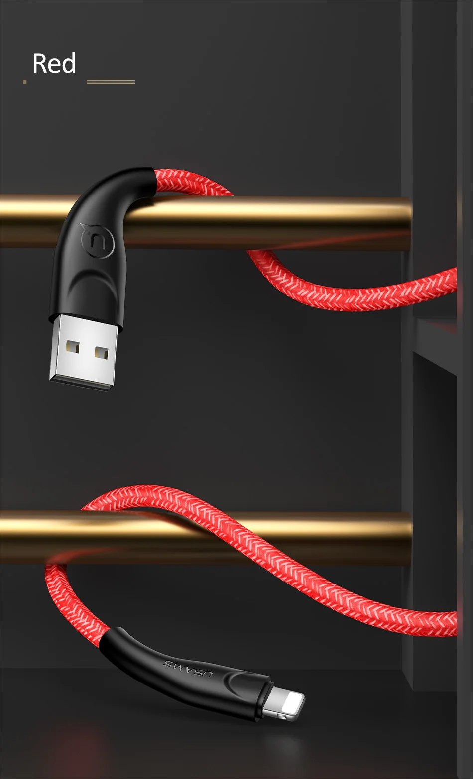 USAMS кабель для мобильного телефона для iPhone 11 Pro Max XR XS X 6s usb зарядный шнур USB кабель для освещения iPad плетеный кабель синхронизации данных