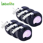 6 упаковок, совместимые этикетки для DYMO LetraTag, сменные прозрачные LT-клейкие ленты 16952 для DYMO LetraTag 100H LT-100T Plus 12 мм