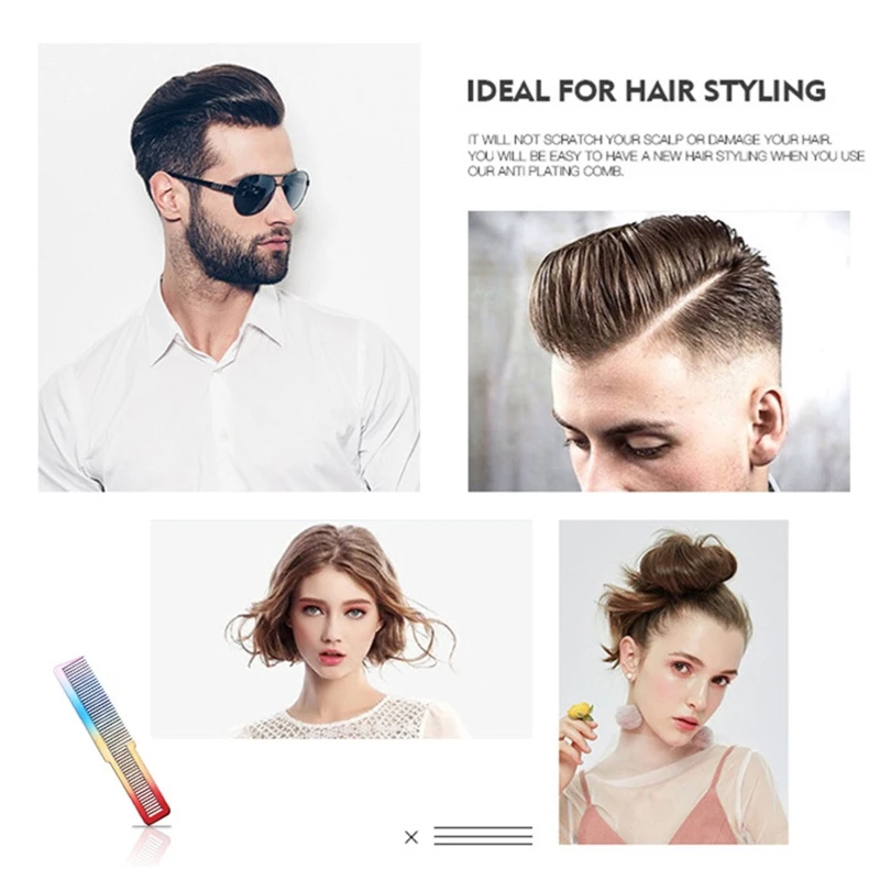 

Professional Gradient Comb Hair Styling Hairdresser Cutting Hairdressing Comb Styling Tool for Salon Barbers
