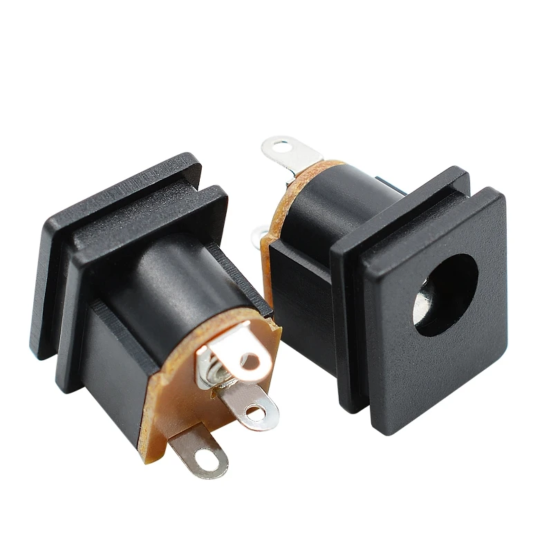 10pcs DC-015 5.5mmx2.1mm 5.5mmx2.5mm DC Power Jack Socket 3 Pin Female Panel Mount Connector DC015 | Обустройство дома