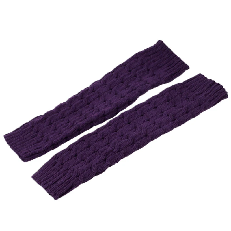 

Women Knitted Crochet Winter Warm Leg Warmers Long Socks Slouch Leggings Ladies Solid Knit Knee Leg Long Socks A66