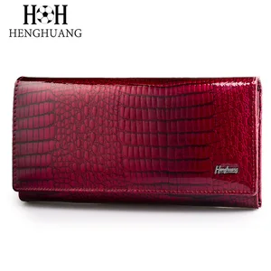 HH Brand Alligator Womens Wallets Genuine Leather Ladies Clutch Coin
Purses Hasp Luxury Patent Crocodile Female Long Wallet 15.86 USD