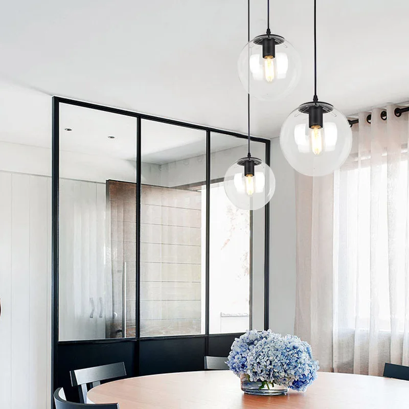 Простая Люстра для ресторана в скандинавском стиле креативная бара спальни