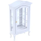 1 шт. 112 16 миниатюрная Кухонная мебель для кукольного домика, белые шкафы, витрина, подарок для детей