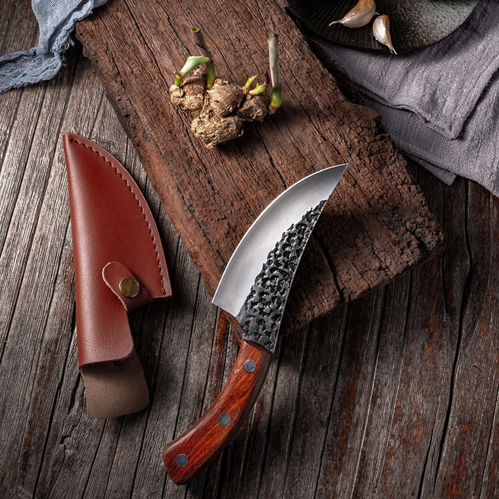 

Butcher Knife Meat Cutting Deboning Small Scimitar forging Skinning Pig Butcher Special Fish killer Knife for Cutting Meat