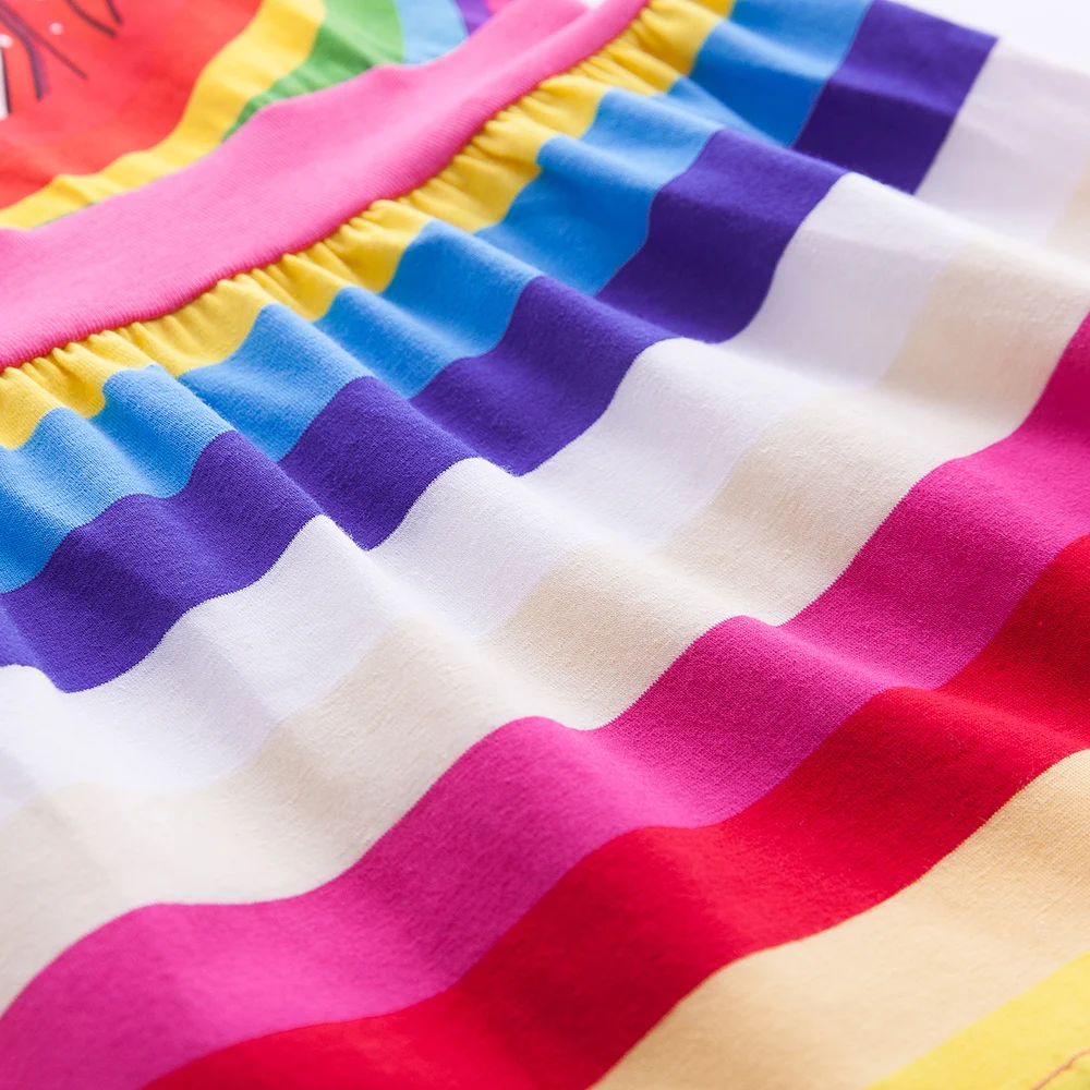 Платье для девочек с маленьким пони детская одежда летнее платье коротким