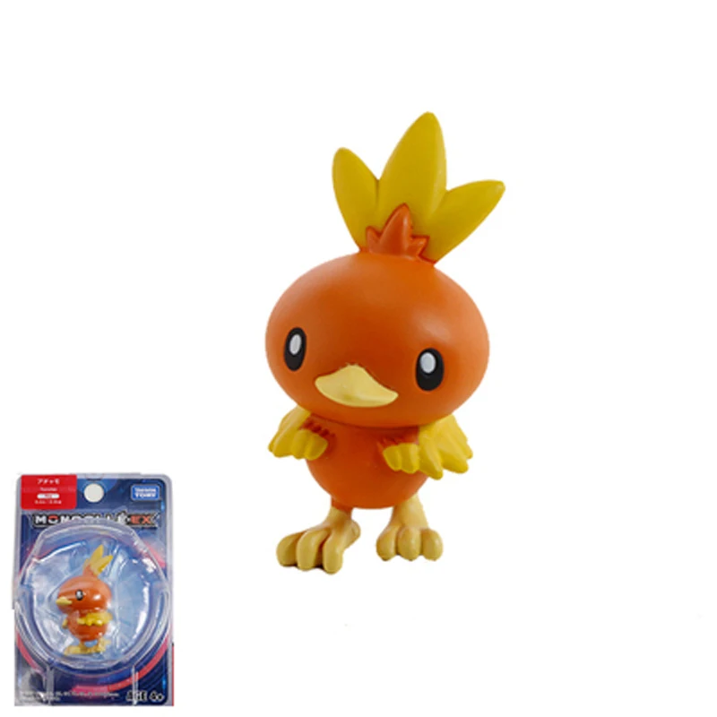 14 torchic Takara Tomy подлинный Покемон чармандер белка Mimikyu Raichu Mudkip Oshawott Пикачу snorlax 4 см коллекция игрушка фигурка подарки - Цвет: 14 torchic