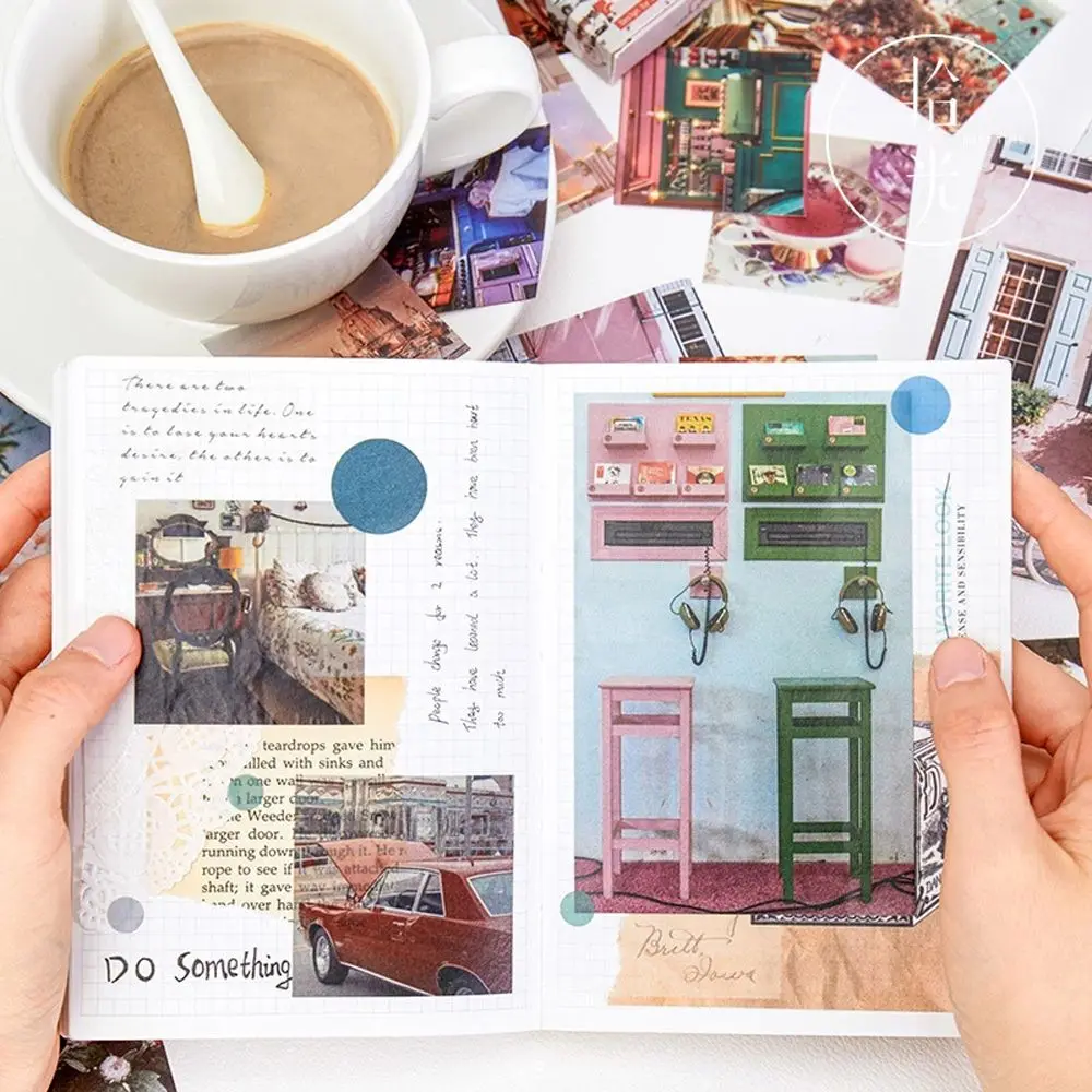 

55 шт./лот Kawaii Канцтовары наклейки Париж дневник Ретро Instagram дневник декоративные мобильные наклейки Скрапбукинг DIY крафт наклейки