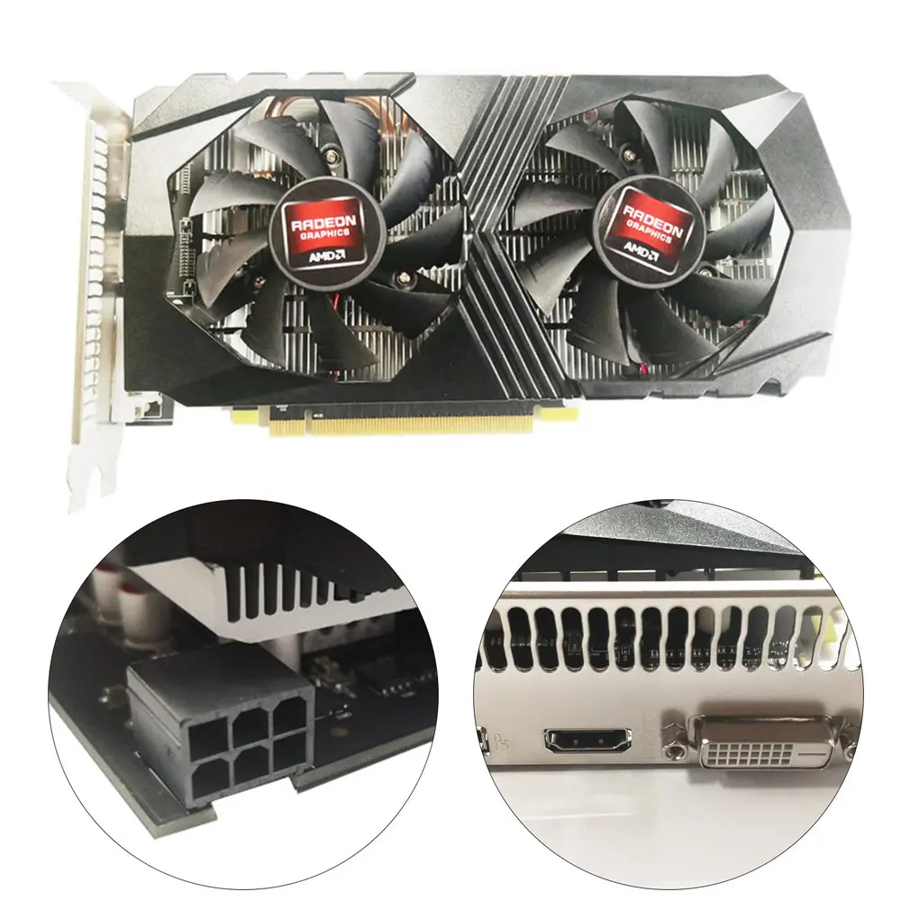 Video Card Original XFX R7 R9 370 4GB AMD Radeon 370X Graphics Screen Cards GPU Desktop PC PCI-E Game Map | Компьютеры и офис