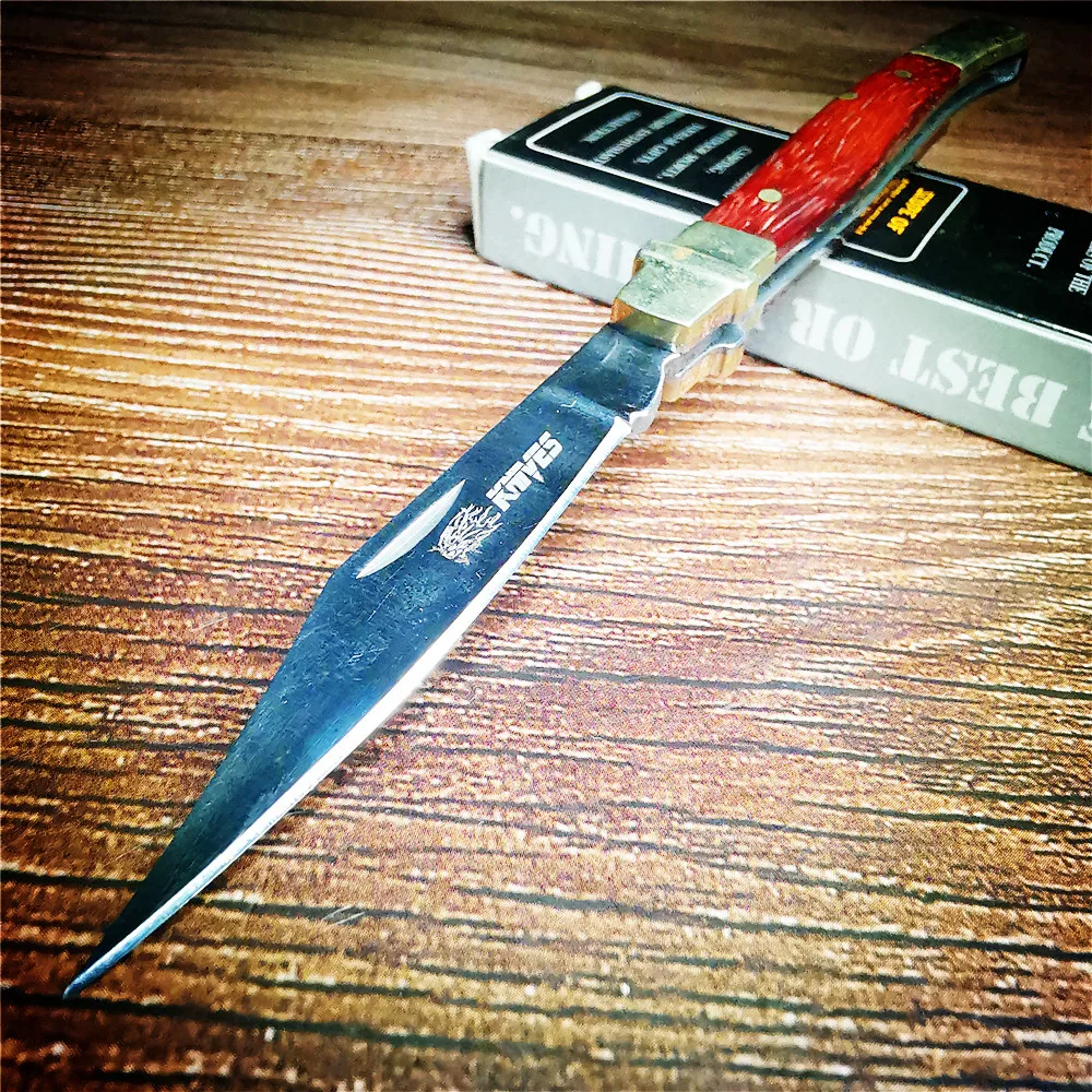 165 мм 9CR18MOV лезвие быстро открывающийся Складной нож Тактический выживания