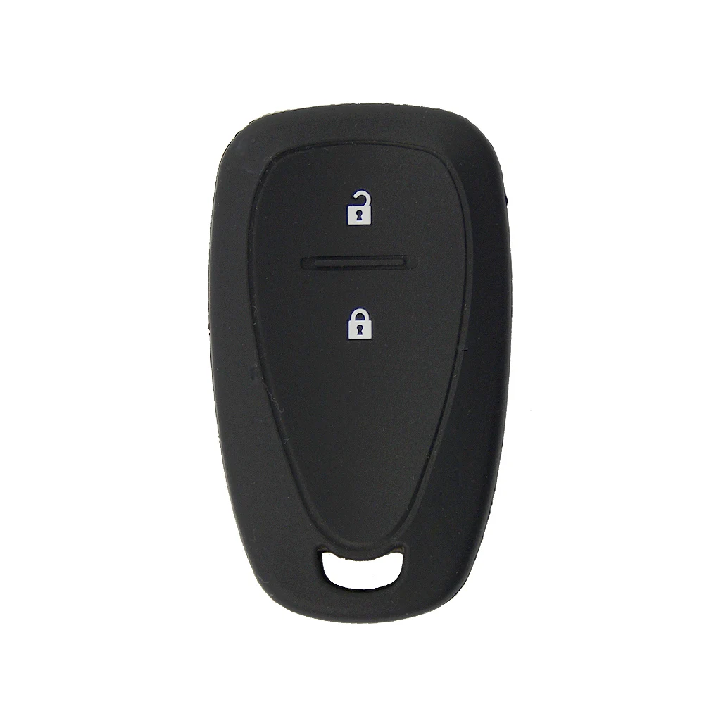 OkeyTech для Chevrolet Cruze Spark силиконовый чехол ключей от машины 2 кнопки Смарт