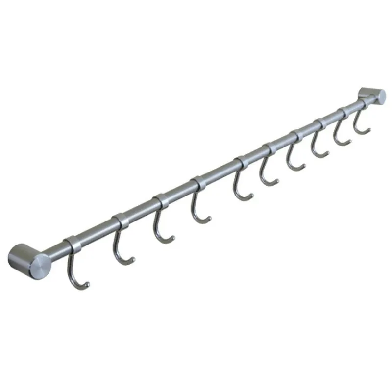 

Настенная вешалка для кухонной утвари, Вешалка из нержавеющей стали, крючки для кухонных инструментов, полотенце