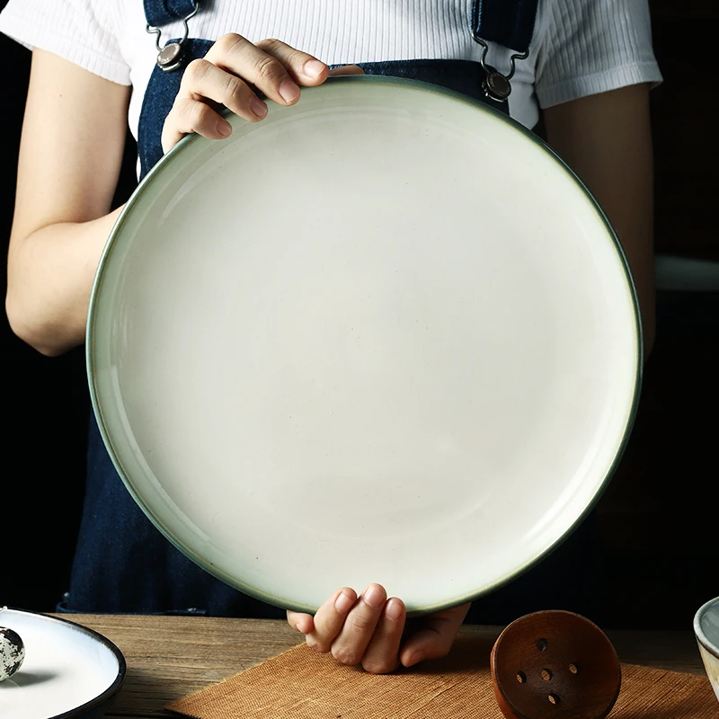 Японская керамическая тарелка RUX для мастерской десертная стейка салата набор