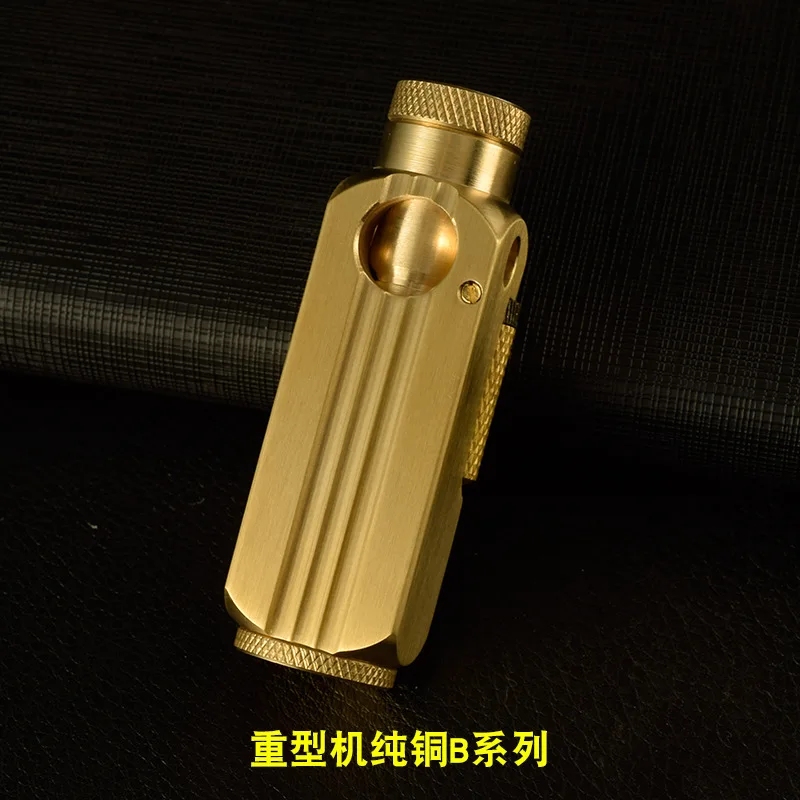 Тяжелая машина траншеи Чистая латунь керосиновая ветростойкая зажигалки