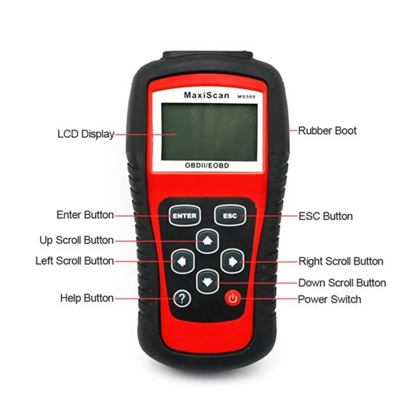 Autel MaxiScan MS509 считыватель кодов автомобиля OBDII EOBD сканер автомобильный