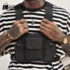 Мужская тактическая сумка Ladsoul, черная нагрудная сумка из ткани Оксфорд в стиле хип-хоп, уличная функциональная нагрудная сумка для мальчиков, тактическая поясная сумка West Pack