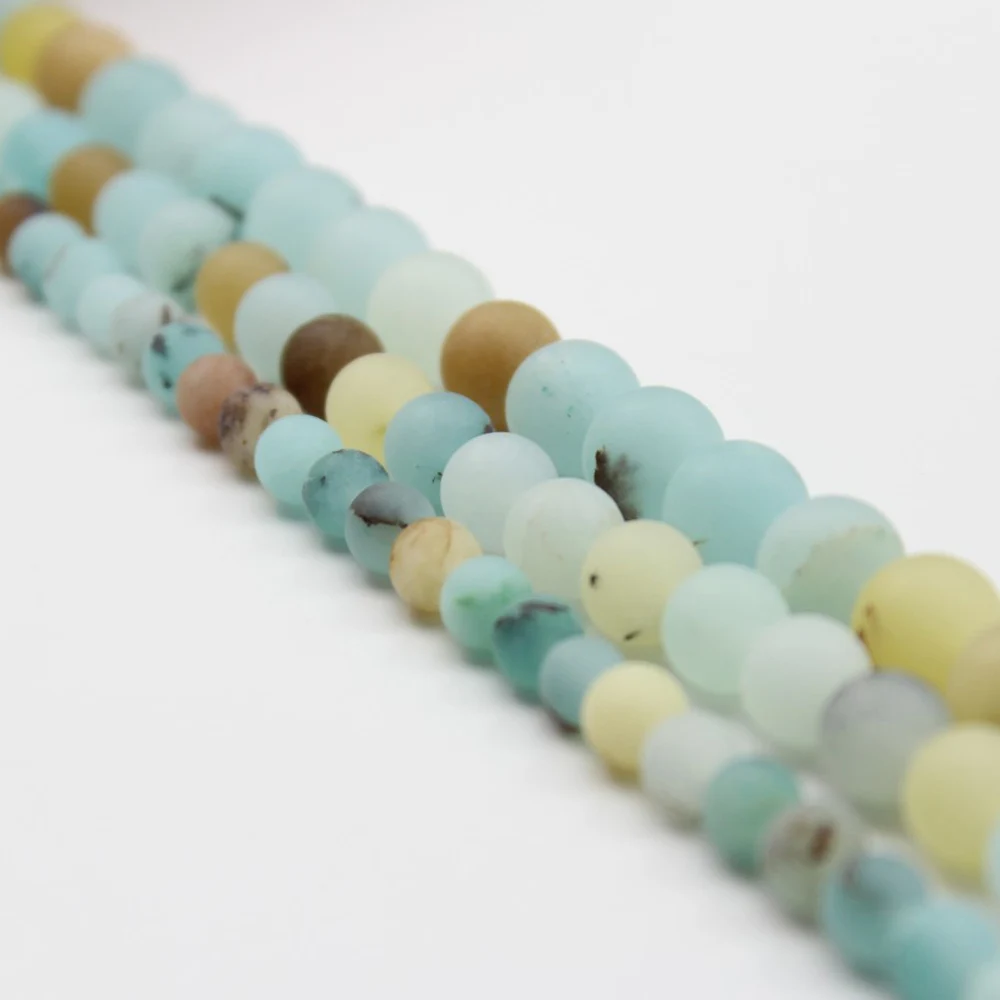 15 &quot4 6 8 10 мм бусины из натурального камня матовый морганит круглый самоцвет