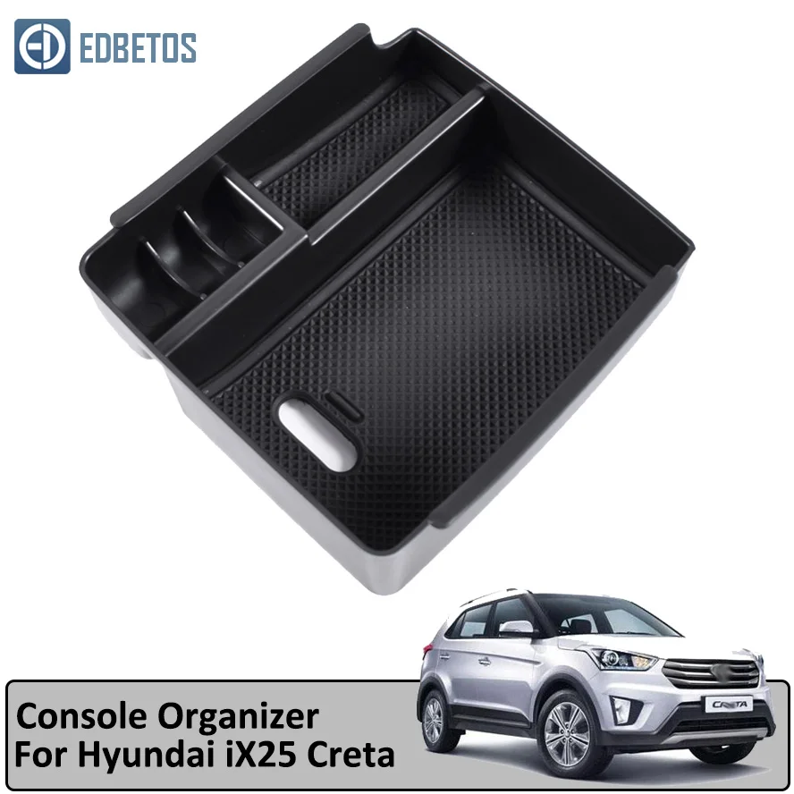AB041 Center Console Organizer Tray For Hyundai IX25 Creta Armrest Secondary Glove Box IX25 Accessories Container Holder - Название цвета: AB041