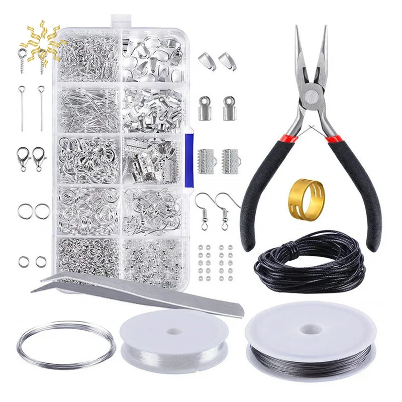Серьги Ювелирный Набор для изготовления проволоки выводы плоскогубцы